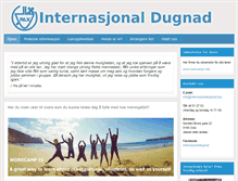 Tablet Screenshot of internasjonaldugnad.org